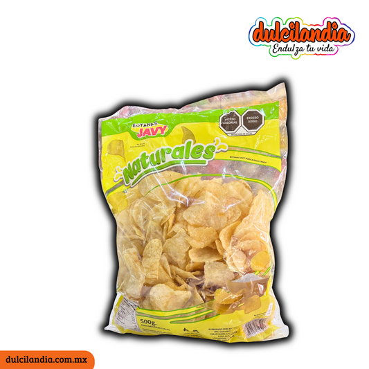 Papas Fritas Naturales con Sal JAVY Bolsa 500g