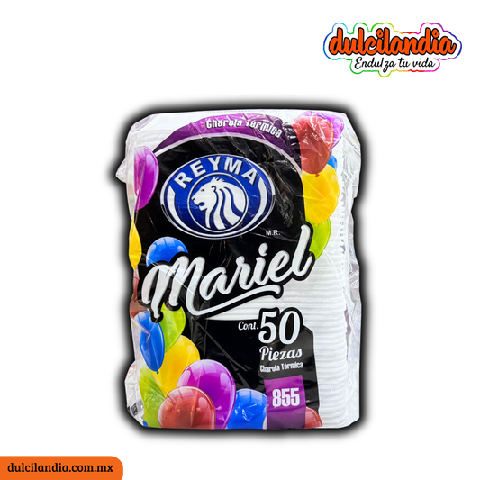 Charola Térmica / Plato Térmico Mariel 855 REYMA Empaque c/50