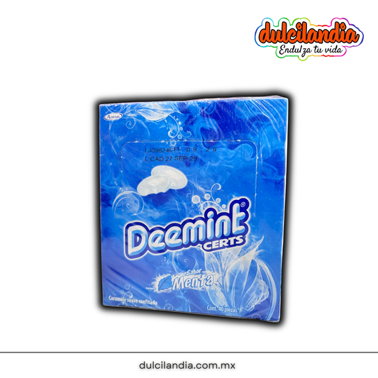 Caramelos Suaves Deemint Certs Menta Sobres 2’s ADAMS Caja c/40
