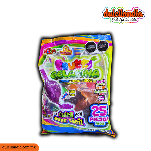 Gelatinas Frutti Gelatina 35g LAS DELICIAS Bolsa c/25