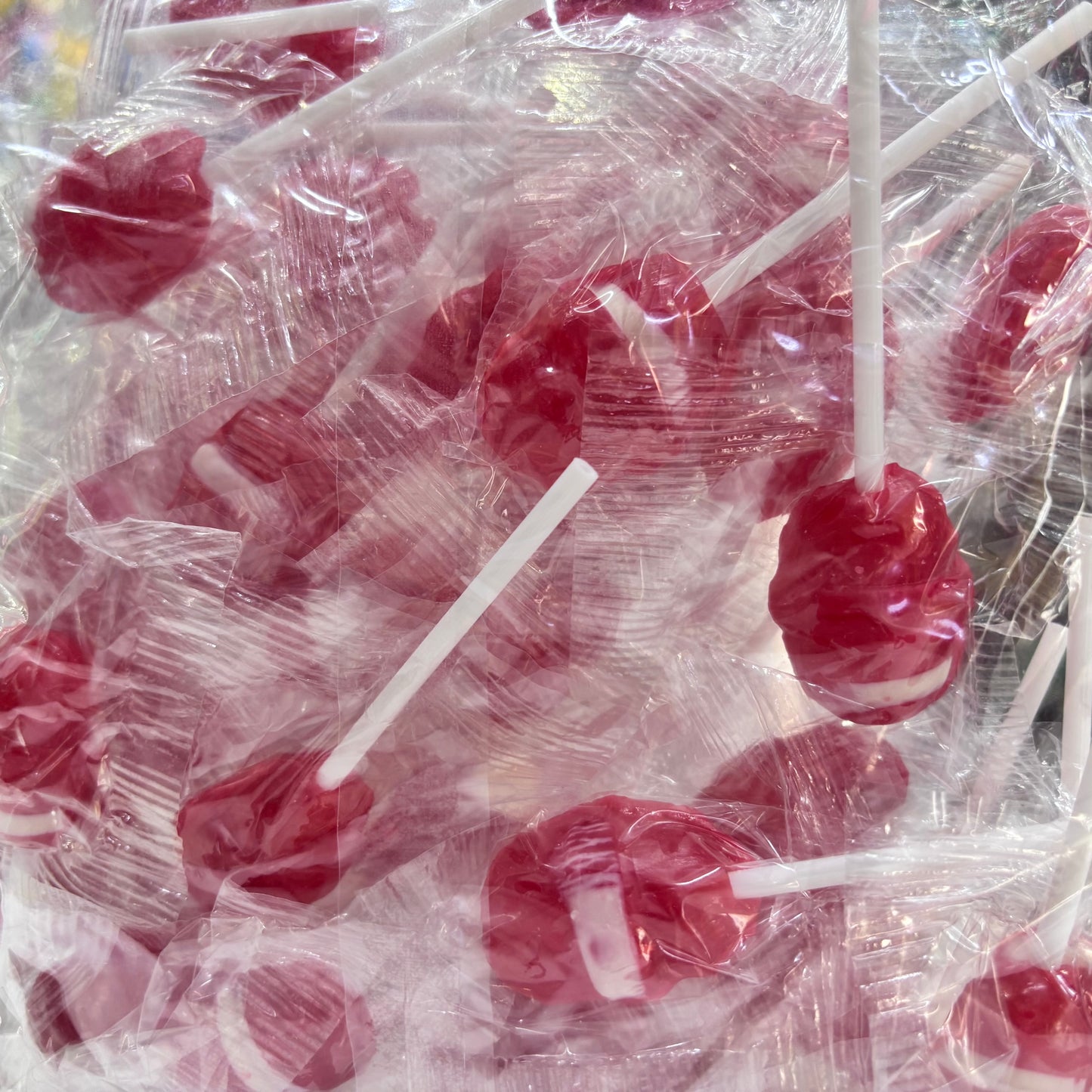 Paletas Bola Fresa KORA Bolsa c/40