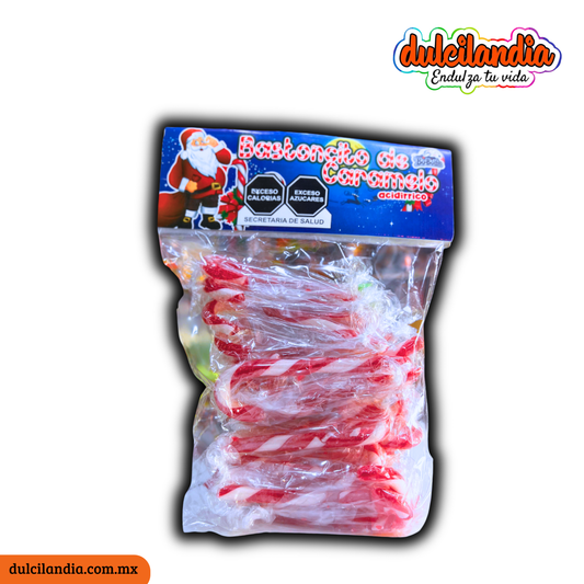 Caramelos Bastoncitos Navidad Grandes BO-BOLIN Bolsa c/20
