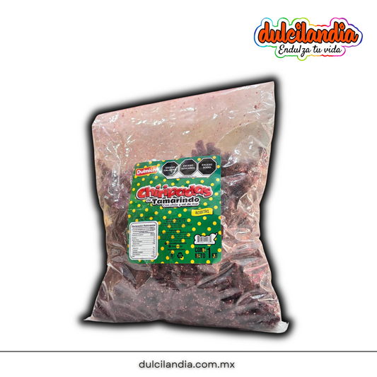 Riel de Tamarindo Chiripadas Aciditas Trozo DULMICH Bolsa 1Kg