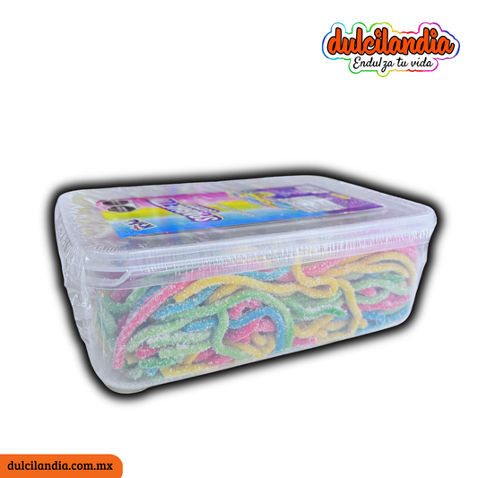 Gomitas Spaghetti Gummy 3g KALÚ Estuche c/300