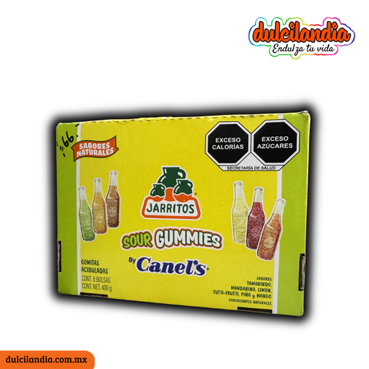 Gomitas Jarritos Sour Gummies Aciduladas Sobres 50g CANEL’S Caja c/8