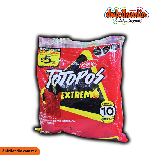 Totopos Extremo 33g KIUBO Bolsa c/10