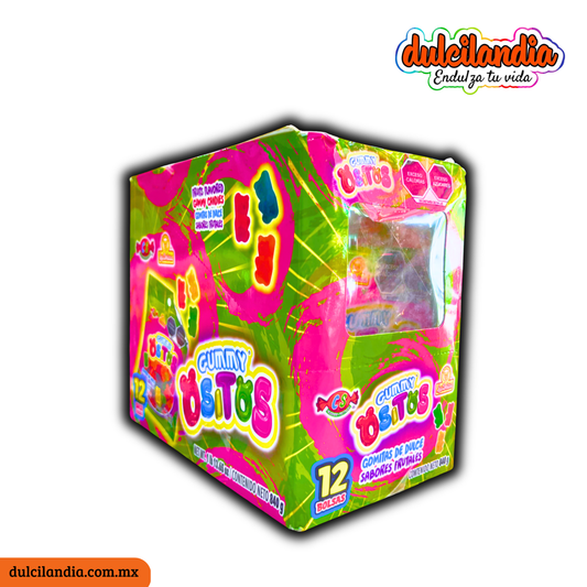 Gomitas Gummy Ositos 70g LAS DELICIAS Exhibidor c/12