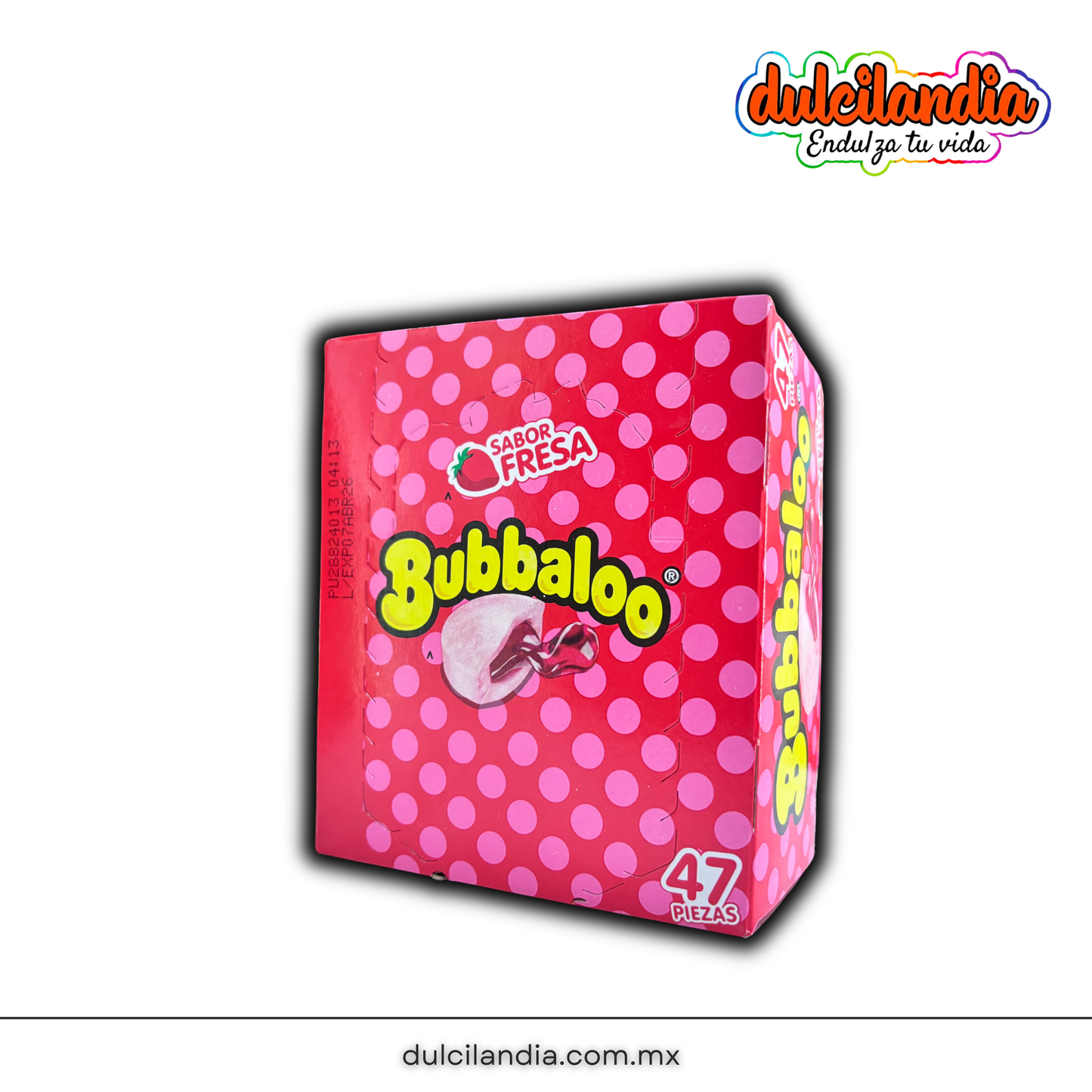 Chicles Bubbaloo Fresa MONDELĒZ Caja c/47