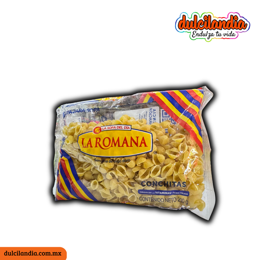 Pasta para Sopa Conchitas LA ROMANA Bolsa 200g