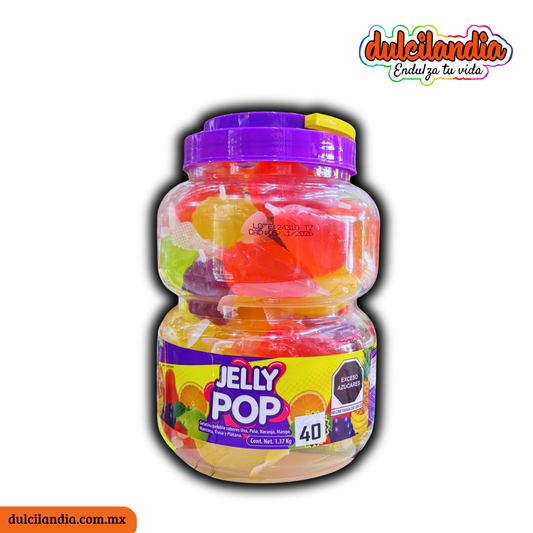Gelatinas Jelly Pop Surtida KALÚ Vitrolero c/40