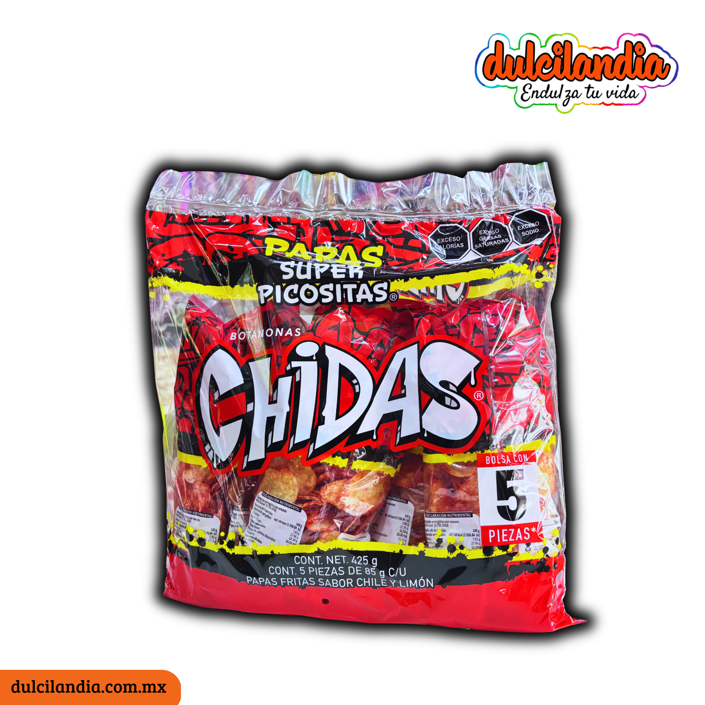 Chidas Papas Super Picositas 85g GONAC Bolsa c/5