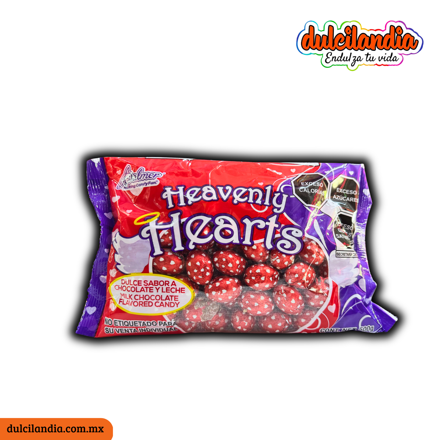 Chocolates Heavenly Hearts Huevitos Corazón San Valentín PALMER Bolsa 500g