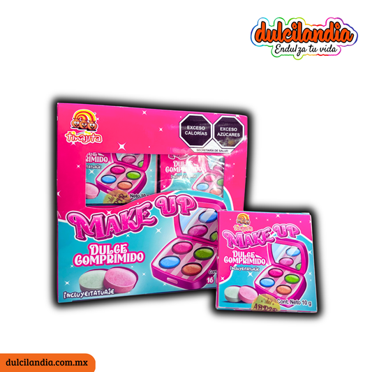 Dulces Comprimidos Make Up 10g TINAJITA Caja c/16