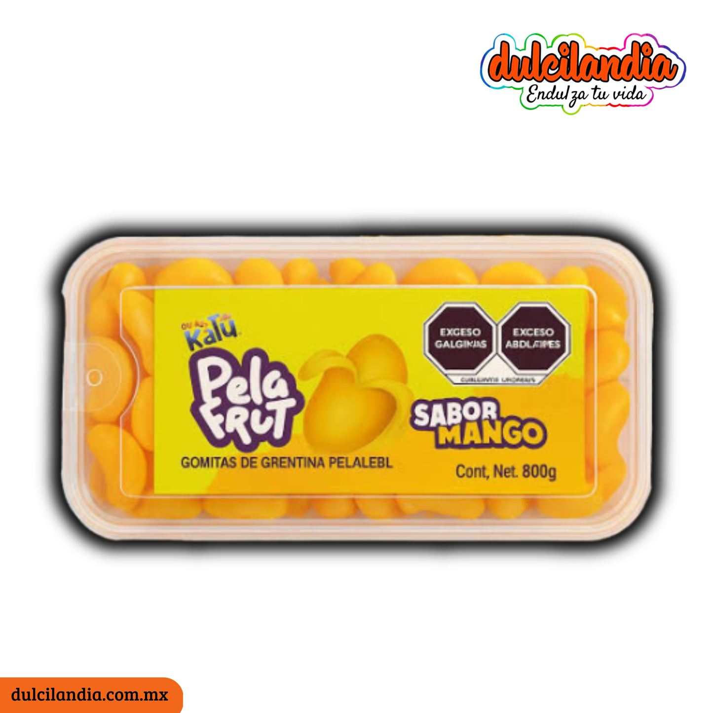 Gomitas Pelables Pela Frut Mango KALÚ Exhibidor c/160