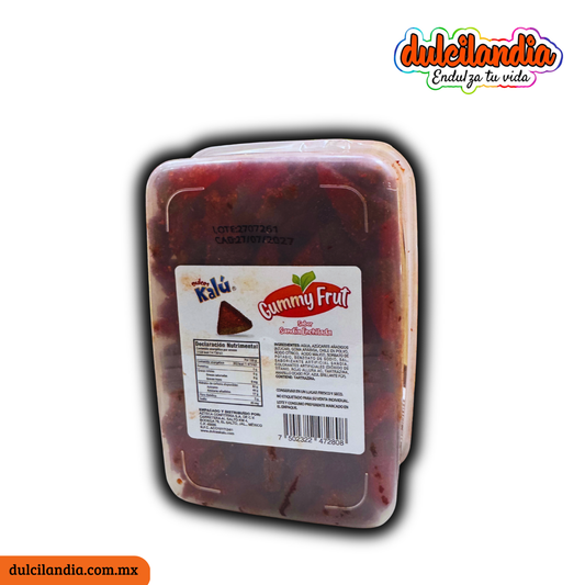Gomitas Gummy Frut Sandía Enchilada KALÚ Exhibidor c/185