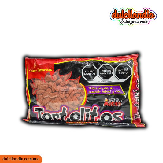 Riel de Tamarindo Tortolitos Enchilados Trozo DULCES MICHO Bolsa 400g