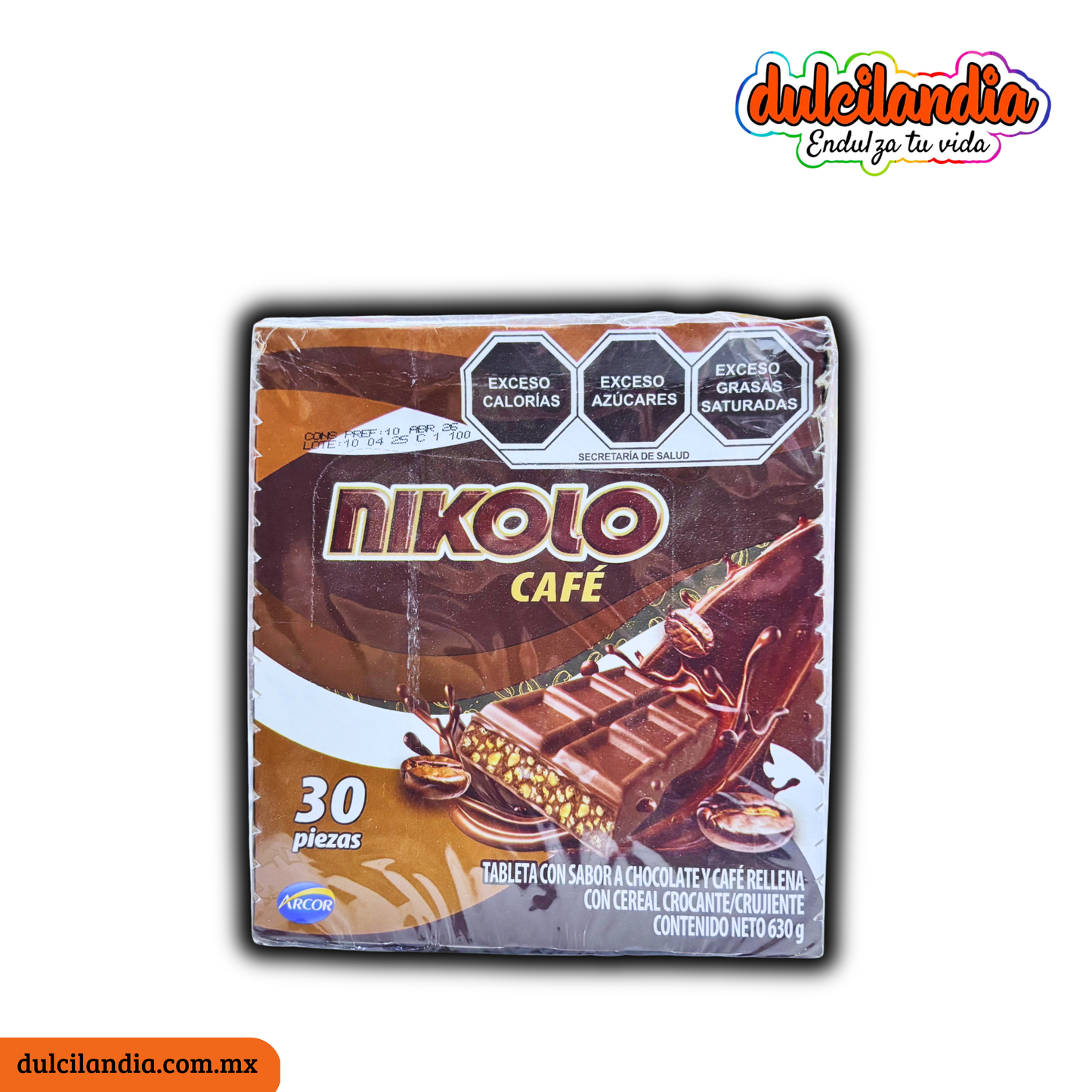 Chocolates Nikolo Café 21g ARCOR Caja c/30
