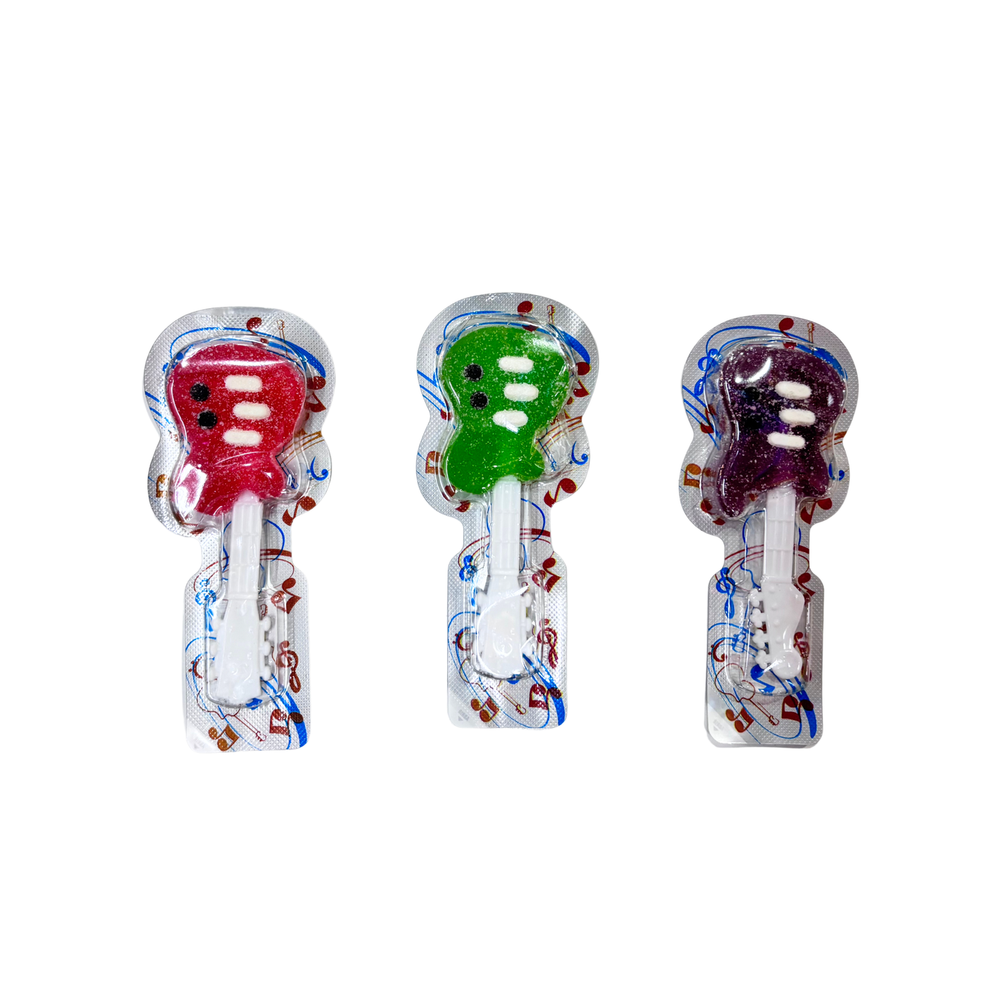 Gomitas Gummy Guitar 9g LAS DELICIAS Exhibidor c/30