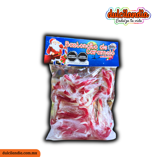Caramelos Bastoncitos Navidad Chicos BO-BOLIN Bolsa c/25