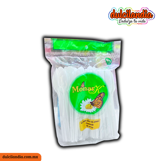 Cucharas Chicas Desechables MONARK Bolsa c/50