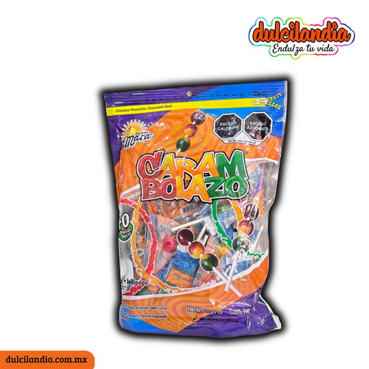 Paletas Semáforo Carambolazo 8g MARA Bolsa c/40