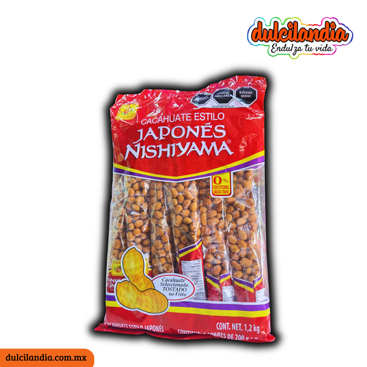 Cacahuate Japonés Sobres 200g DE LA ROSA Bolsa c/6