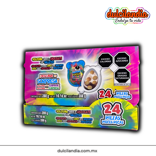Choco Huevo Sorpresa con Juguete Surtido LAS DELICIAS Caja c/24