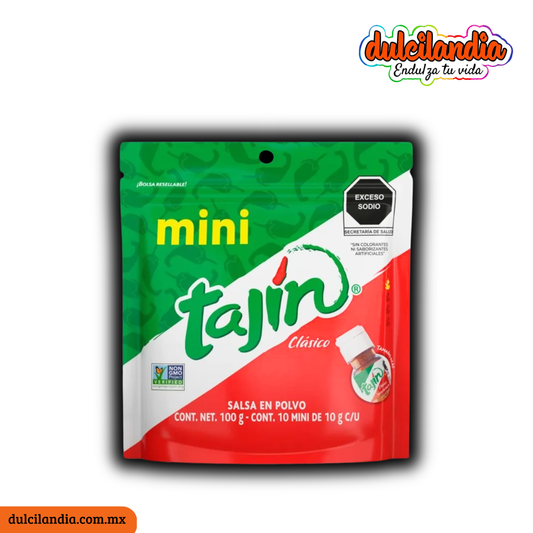 Chile en Polvo Mini Tajín Clásico Botellas 10g TAJÍN Bolsa c/10