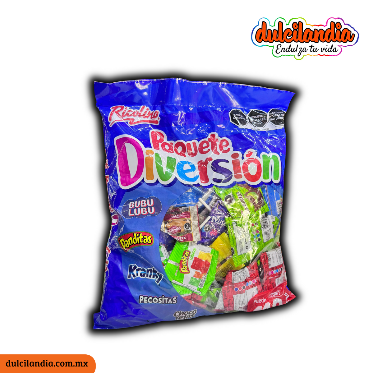 Bolo Surtido de Dulces Paquete Diversión RICOLINO Bolsa 1.38Kg ...