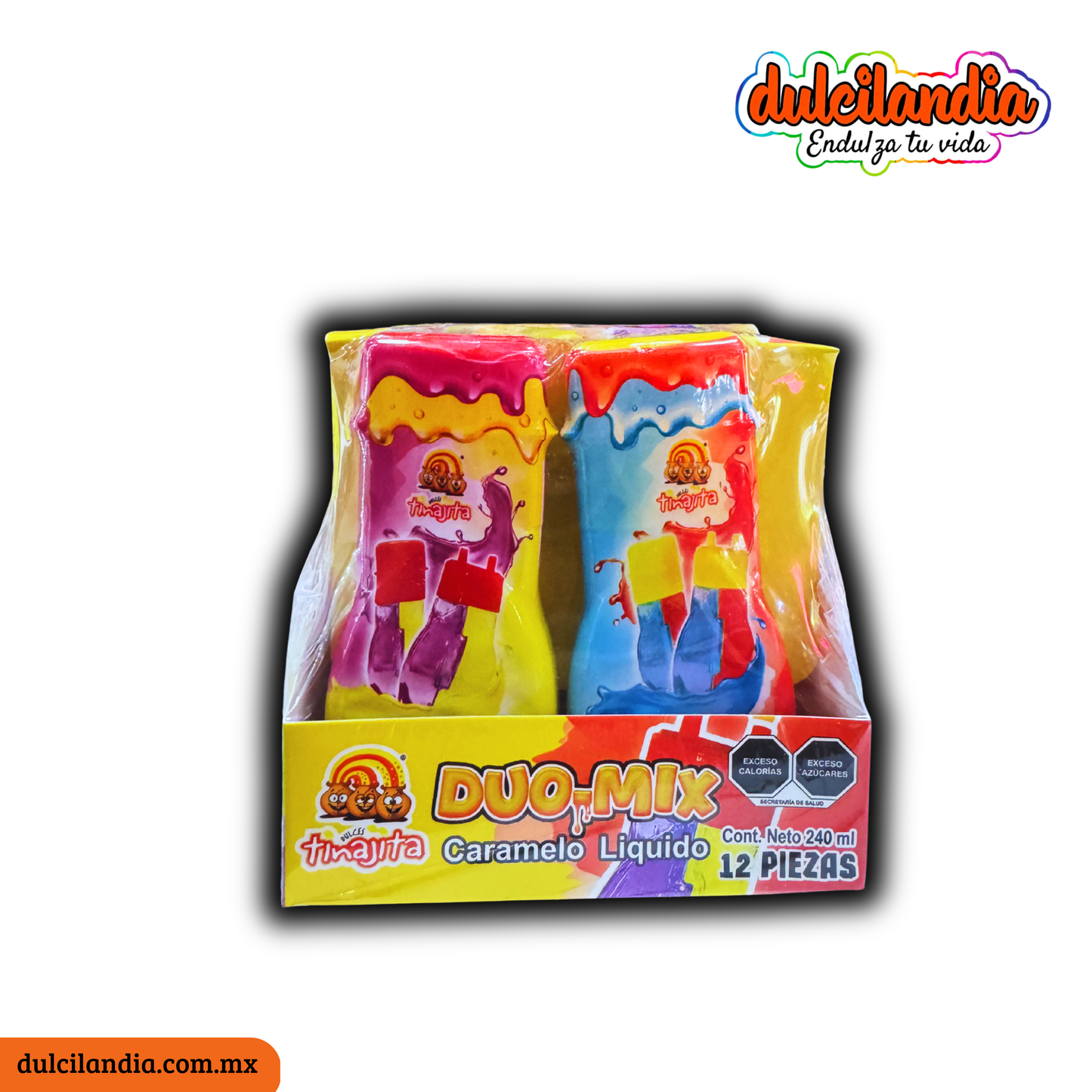 Duo-mix Caramelo Líquido 20ml TINAJITA Exhibidor c/12