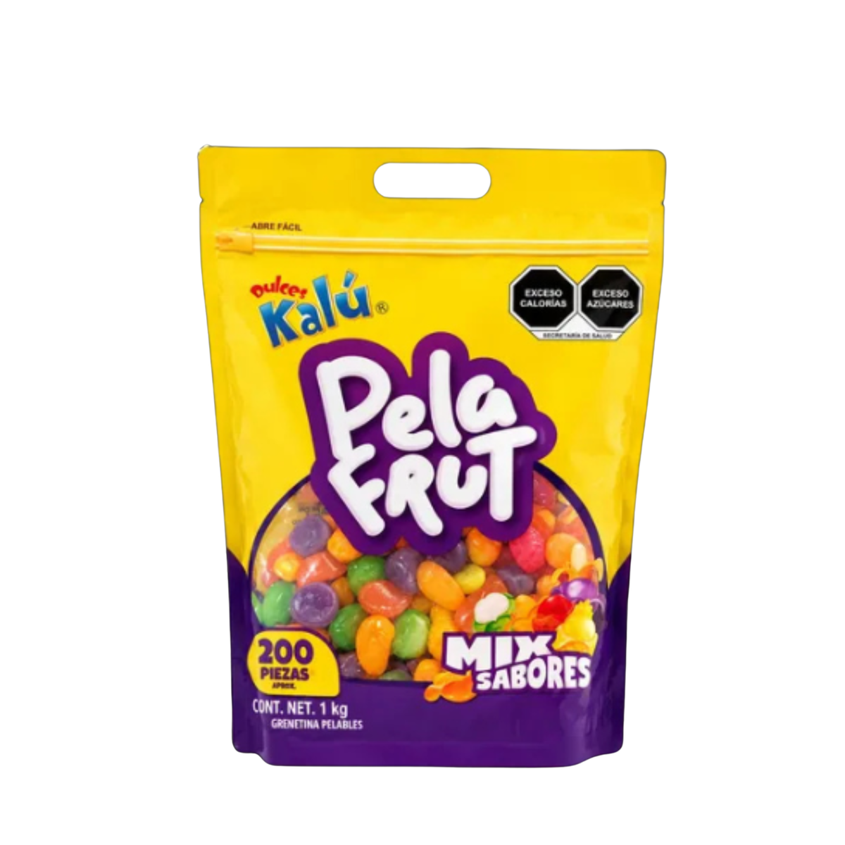Gomitas Pelables Pela Frut Mix Sabores Surtidos KALÚ Bolsa c/200