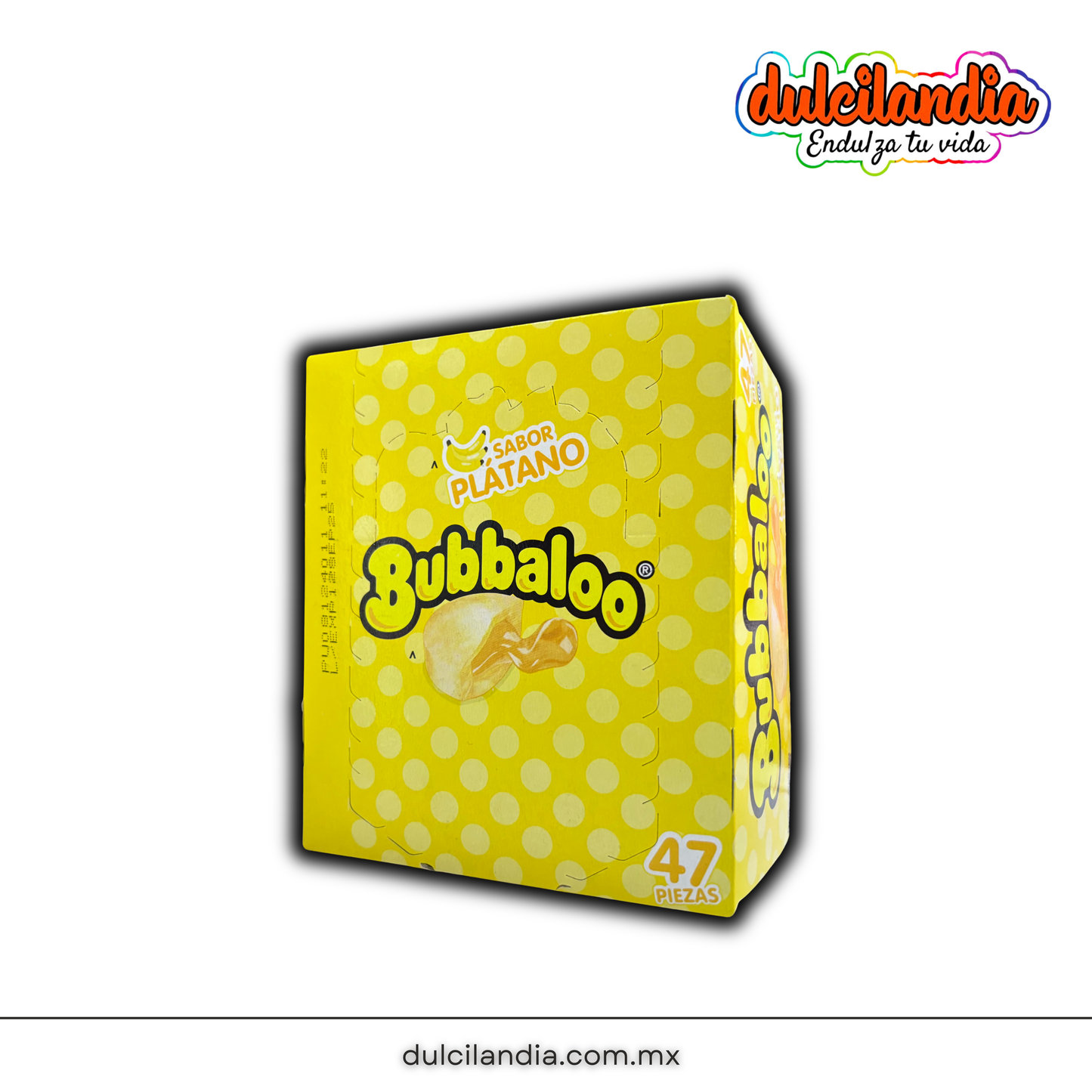 Chicles Bubbaloo Plátano MONDELĒZ Caja c/47