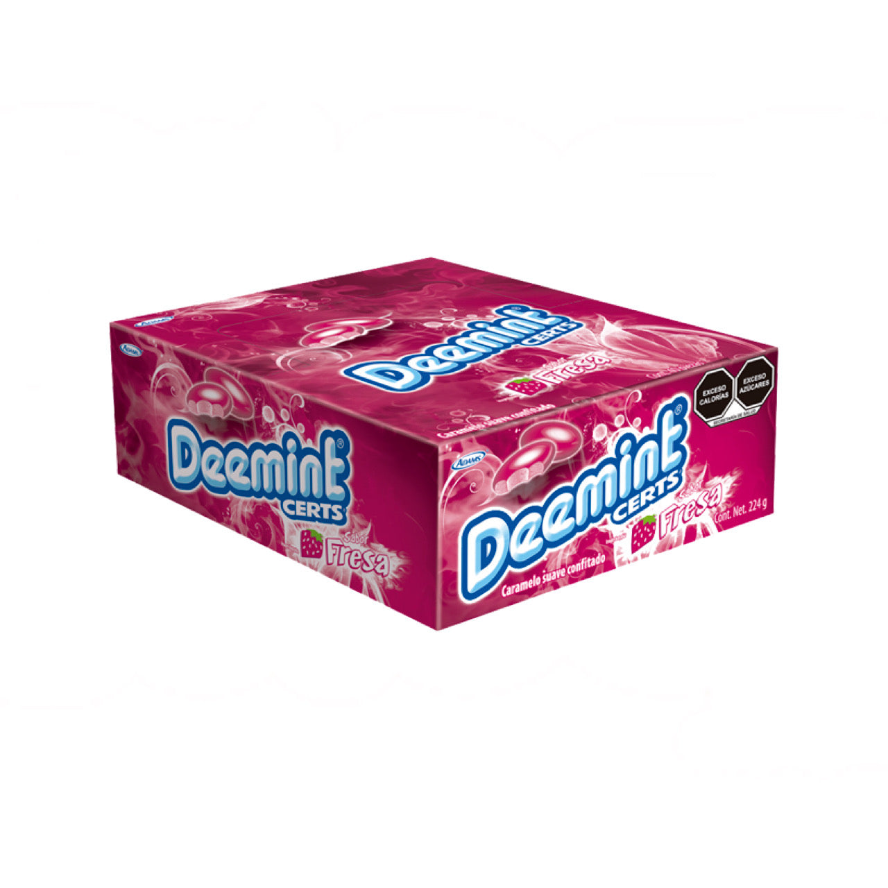 Caramelos Suaves Deemint Certs Fresa Sobres 2’s ADAMS Caja c/40