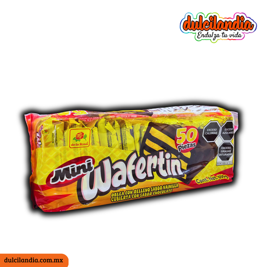Chocolates Mini Wafertin 12g DE LA ROSA Bolsa c/50