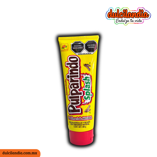 Salsa Pulparindo Splash Tamarindo DE LA ROSA Botella 300g
