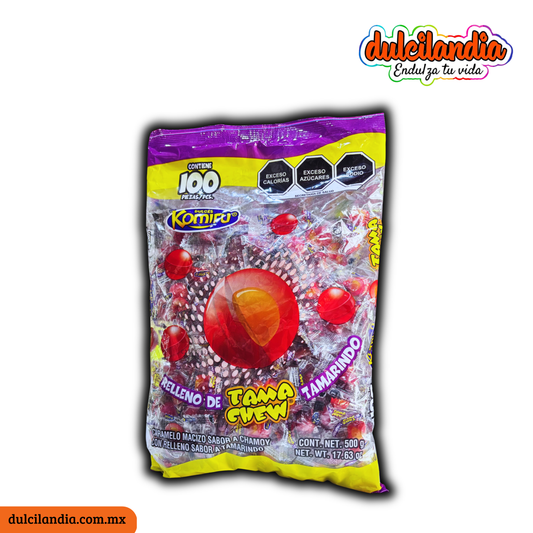 Caramelos Tamachew Tamarindo 5g KOMIRU Bolsa c/100