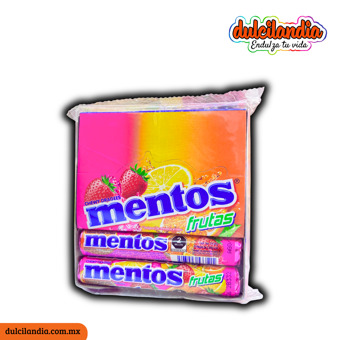 Mentos Frutas 29g PERFETTI VAN MELLE Caja c/12