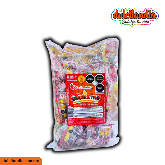 Paletas de Tamarindo Coculetas 20g LA COCULENSE Bolsa c/30