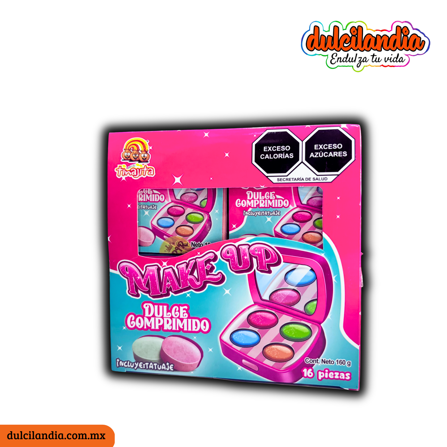Dulces Comprimidos Make Up 10g TINAJITA Caja c/16
