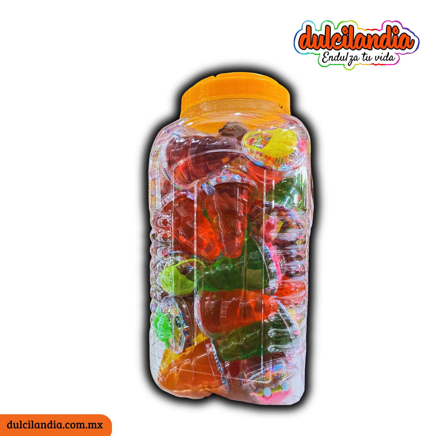 Mini Jelly Conitoy Gelatinas con Juguete Surtido 30g HUBIN Vitrolero c/40
