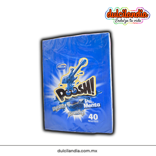 Chicles Poosh! Menta Rellenos ARCOR Caja c/40
