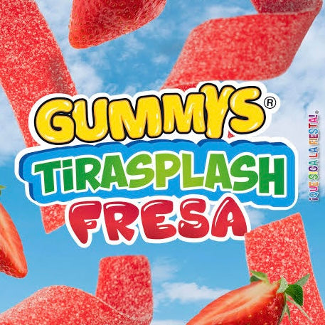 Gomitas Gummy Arcoiris Fresa HUBIN Exhibidor c/140