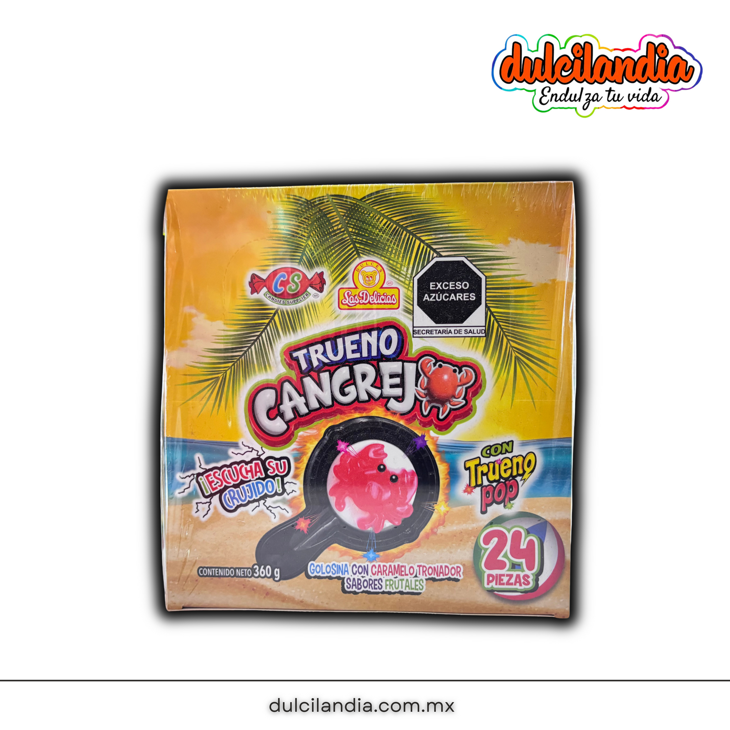 Trueno Cangrejo LAS DELICIAS Caja c/24