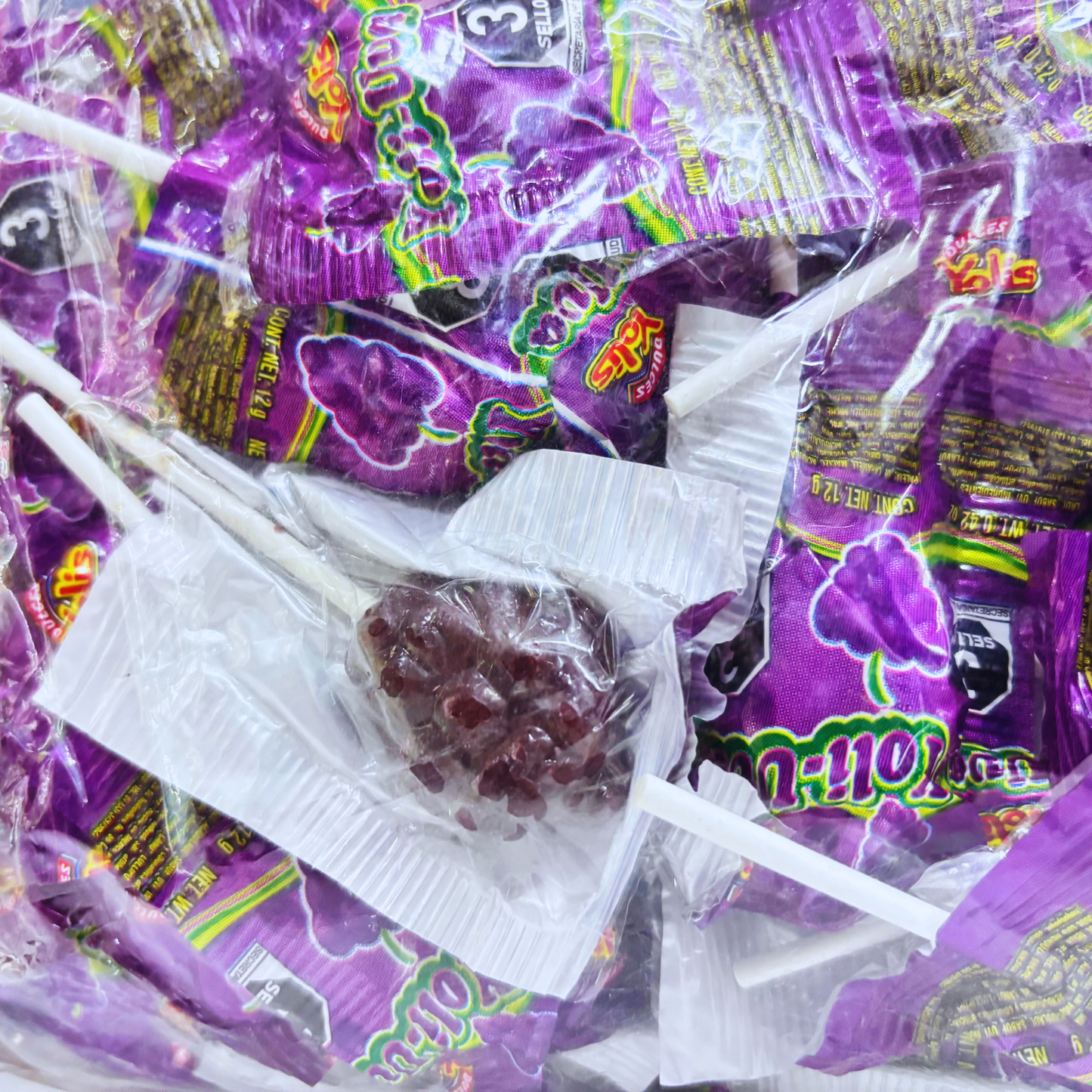 Paletas Yoli-Uva 12.5g YOLIS Bolsa c/40
