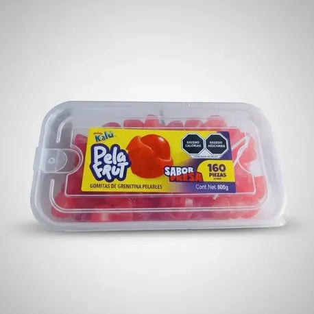 Gomitas Pelables Pela Frut Fresa KALÚ Exhibidor c/160