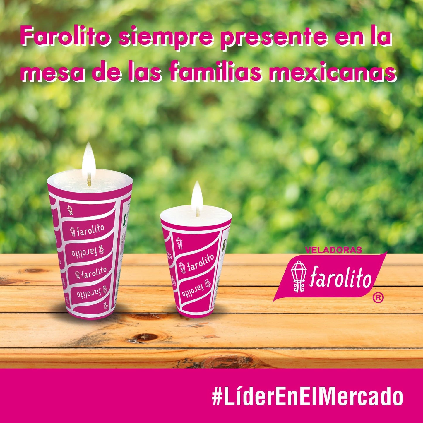 Velas de Parafina Farolito No.2 PROFINA Caja c/10