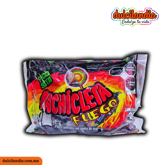Paletas Pachicleta Fuego 26g CUANDA Bolsa c/25