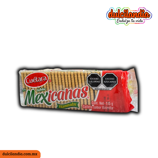 Galletas Mexicanas Vainilla CUÉTARA Empaque 135g