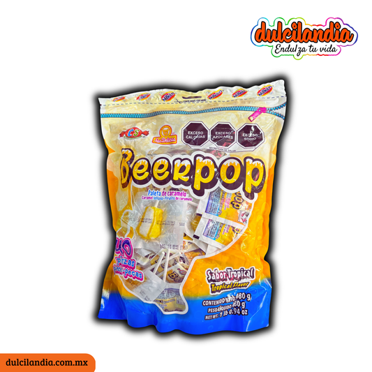 Paletas Beerpop 12g LAS DELICIAS Bolsa c/40