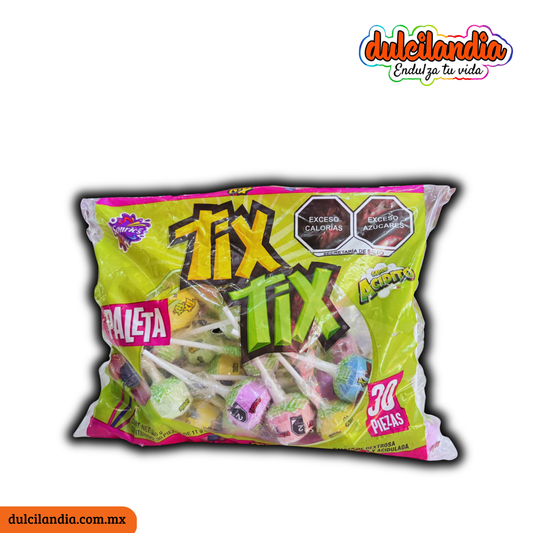 Paletas Tix Tix 11g SONRIC’S Bolsa c/30